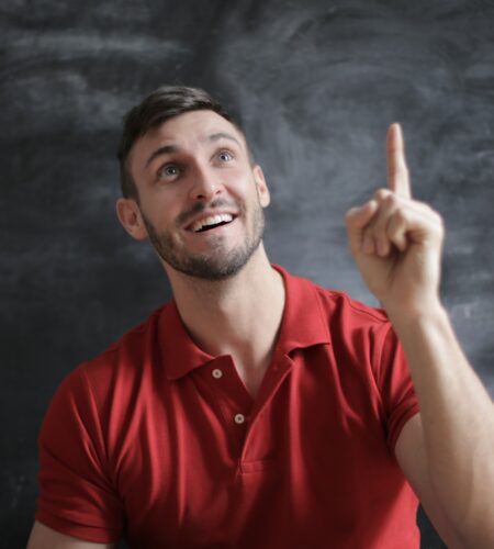 Man in Red Polo Shirt Thought a Good Idea