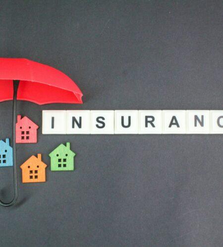 the house is protected by the word insurance.
